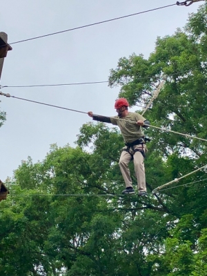 Brady Rourke on High Ropes