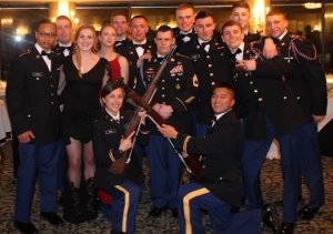 rotc pershing rifles formal dining leadership military science