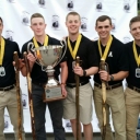 full heavy marathon team with their first place trophy