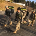 cadets participating in the commando qualification course