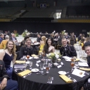 Table of Fun Cadets and Dates at Dining Out