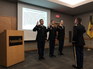 2LTs Castellano, DiMaio and Hughes sworn in