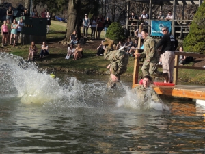 App ROTC Head Over Hill for Special Olympics